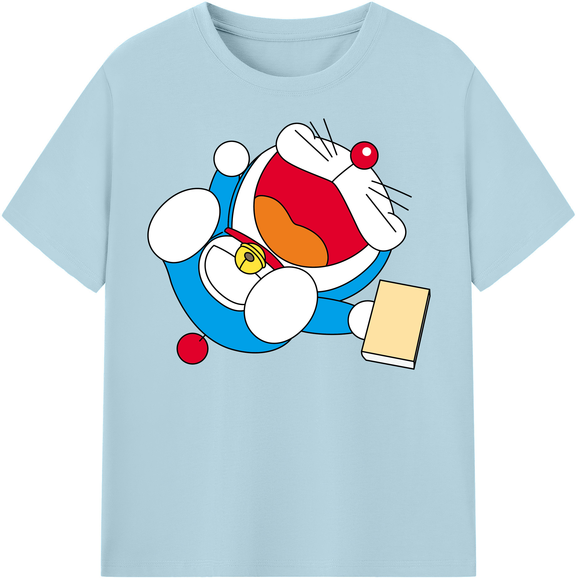（画像用） ドラえもん Doraemon 綿100％半袖Tシャツ（フロントプリント）